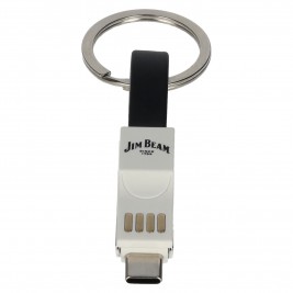 Jim Beam Schlüsselanhänger with USB-Kabel