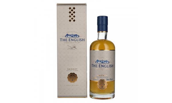 The English Smokey Single Malt Whisky 43% Vol. 0,7l dovanų dėžutėje
