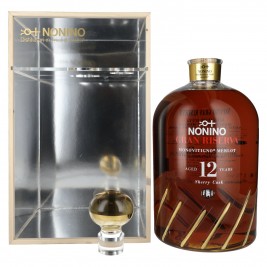 Nonino Grappa 12 Years Monovitigno Merlot Gran Riserva Sherry Cask 41% Vol. 5,8l medinėje dėžėje su dozavimo pompa