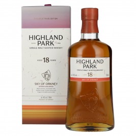 Highland Park 18 Years Old SKY OF ORKNEY Single Malt Scotch Whisky 46% Vol. 0,7l dovanų dėžutėje