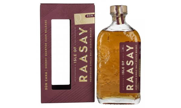Isle of RAASAY Dùn Cana Second Edition Sherry Quarter Cask Limited Release 52% Vol. 0,7l dovanų dėžutėje