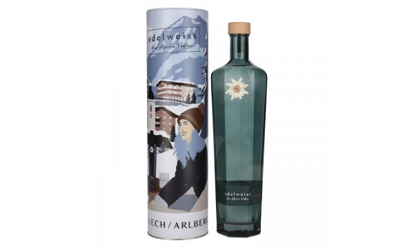 Edelweiss The Alpine Vodka LECH/ARLBERG 40% Vol. 0,7l metalinėje dėžutėje