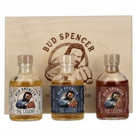 Bud Spencer THE LEGEND Miniset 42,7% Vol. 3x0,05l medinėje dėžėje