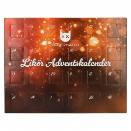 BÖSER KATER Likör Adventskalender 19,5% Vol. 24x0,025l