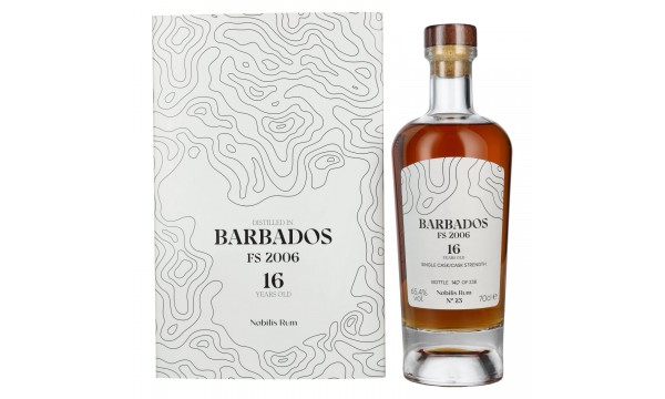 Foursquare 16 Years Old BARBADOS Nobilis Single Cask Cask Strength Rum 2006 65,4% Vol. 0,7l dovanų dėžutėje