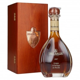 Dellavalle Grappa barikėje da PICOLIT 2007 42% Vol. 0,7l medinėje dėžutėje