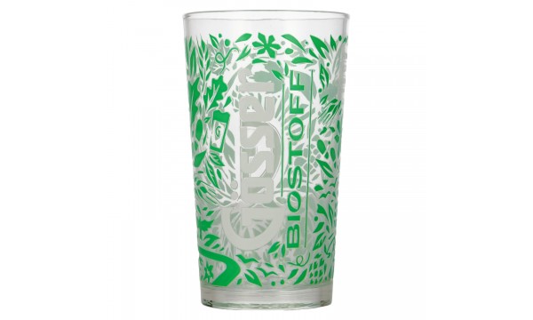 Gösser Biostoff alaus stiklas su kalibracija 0,3 l