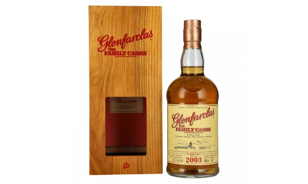 Glenfarclas THE FAMILY CASKS Single Cask SUMMER 2024 Plain Butt #1972 2003 55,5% Vol. 0,7l medinėje dėžutėje