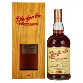 Glenfarclas THE FAMILY CASKS Single Cask SUMMER 2024 Sherry Butt #3418 2006 61,4% Vol. 0,7l medinėje dėžėje