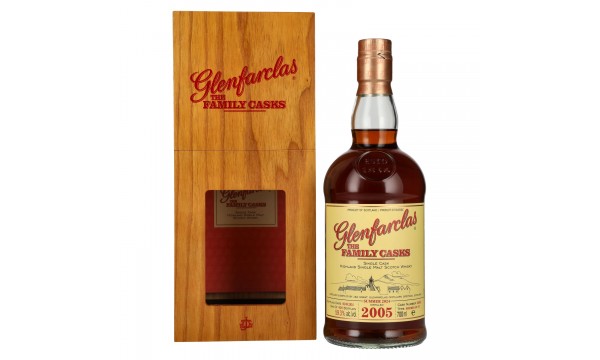 Glenfarclas THE FAMILY CASKS Single Cask SUMMER 2024 Sherry Butt #2462 2005 59,3% Vol. 0,7l medinėje dėžėje