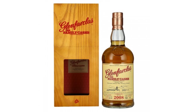 Glenfarclas THE FAMILY CASKS Single Cask SUMMER 2024 Plain Butt #2112 2008 57,7% Vol. 0,7l medinėje dėžutėje Glenfarclas THE FAMILY CASKS Single Cask SUMMER 2024 Plain Butt #2112 2008 57,7% Vol. 0,7l medinėje dėžutėje