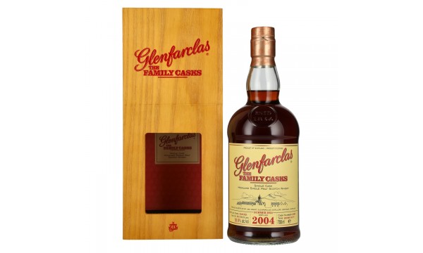 Glenfarclas THE FAMILY CASKS Single Cask SUMMER 2024 Sherry Butt #2385 2004 58,8% Vol. 0,7l medinėje dėžėje