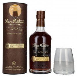 Dos Maderas PX 5+5 Years Old Triple Aged Spirit Drink 40% Vol. 0,7l dovanų dėžutėje su taure