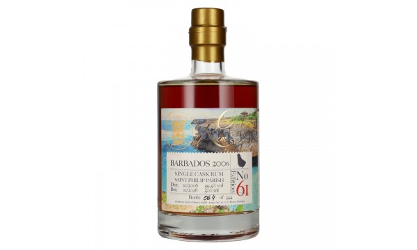 RUM CLUB PRIVATE SELECTION Barbados Single Cask Rum Edition 61 2006 59,5% Vol. 0,5l