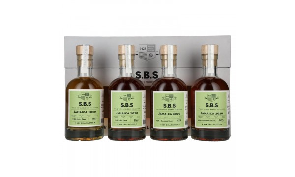1423 S.B.S JAMAICA Experimental Cask Series 2020 57% Vol. 4x0,2l dovanų dėžutėje