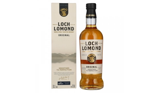 Loch Lomond ORIGINAL Smoothed To Perfection Single Malt 40% Vol. 0,7l dovanų dėžutėje