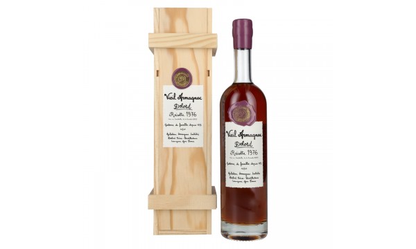 Vieil Armagnac Delord Vintage Récolte 1976 40% Vol. 0,7l medinėje dėžėje