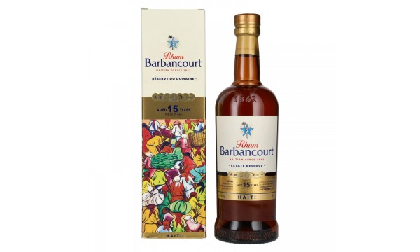 Barbancourt 15 Years Old Réserve du Domaine Rhum 43% Vol. 0,75l dovanų dėžutėje