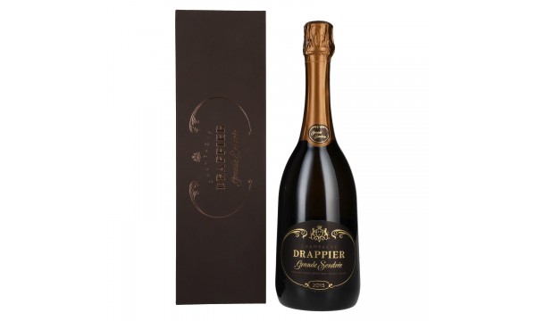 Drappier Champagne Grande Sendrée 2015 12% Vol. 0,75l dovanų dėžutėje, briutas Drappier Champagne Grande Sendrée 2015 12% Vol. 0,75l dovanų dėžutėje, briutas