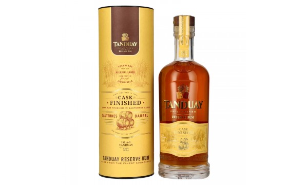 Tanduay Tesoro Reserve Rum Sauternes Cask Finish 42% Vol. 0,7l dovanų dėžutėje
