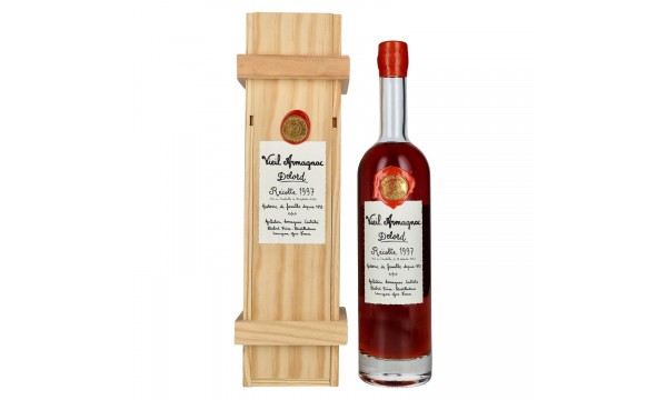 Vieil Armagnac Delord Vintage Récolte 1997 40% Vol. 0,7l medinėje dėžėje Vieil Armagnac Delord Vintage Récolte 1997 40% Vol. 0,7l medinėje dėžėje