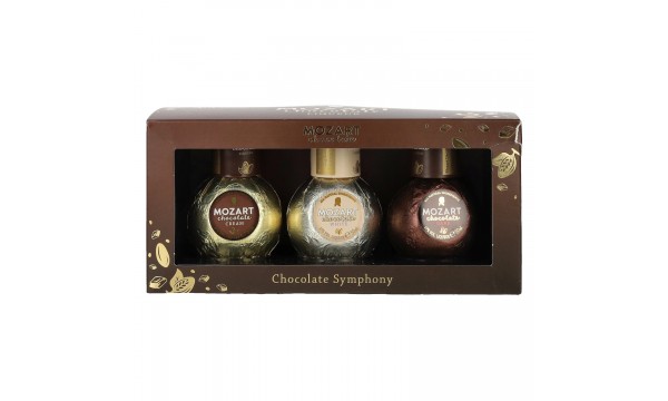 Mozart Chocolate Symphony Sahnelikör Trio Set 16,3% Vol. 3x0,05l