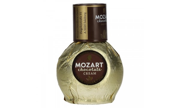 Mozart Chocolate Cream Gold Sahnelikör 17% Vol. 0,05l Mozart Chocolate Cream Gold Sahnelikör 17% Vol. 0,05l