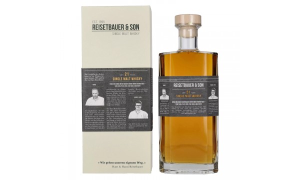 Reisetbauer & Son 21 Years Old Single Malt Whisky 48% Vol. 0,7l dovanų dėžutėje