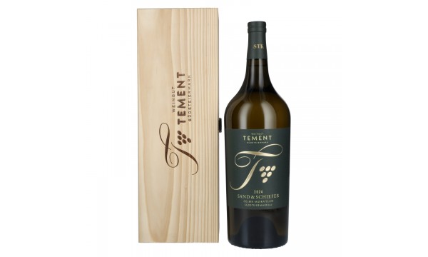 Tement Gelber Muskateller Sand & Schiefer Südsteiermark DAC 2024 11,5% Vol. 1,5l in Holzkiste