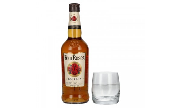 Four Roses Bourbon 40% Vol. 0,7l su taure Four Roses Bourbon 40% Vol. 0,7l su taure