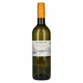 Landauer Gisperg Muskateller lieblich 10% Vol. 0,75l, pusiau saldus