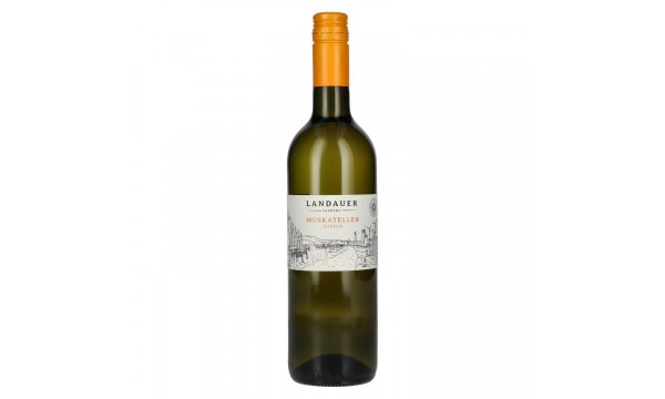 Landauer Gisperg Muskateller lieblich 10% Vol. 0,75l, pusiau saldus Landauer Gisperg Muskateller lieblich 10% Vol. 0,75l, pusiau saldus