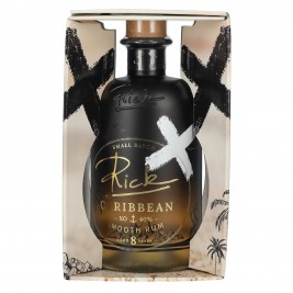 Rick Caribbean XO 8 Years Old Smooth Rum 40% Vol. 0,5l dovanų dėžutėje