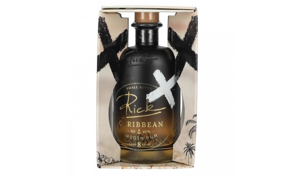 Rick Caribbean XO 8 Years Old Smooth Rum 40% Vol. 0,5l dovanų dėžutėje