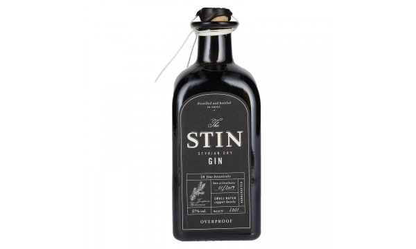 The STIN Styrian Dry Gin OVERPROOF 57% Vol. 0,5l