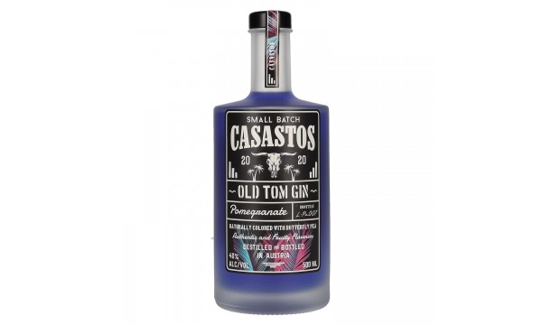 CASASTOS Old Tom Gin Small Batch Pomegranate 40% Vol. 0,5l