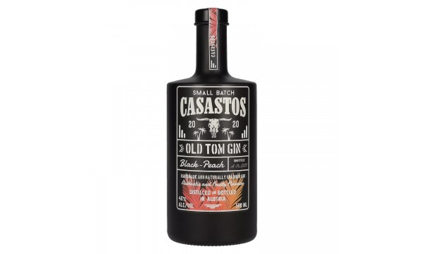CASASTOS Old Tom Gin Small Batch Black-Peach 40% Vol. 0,5l