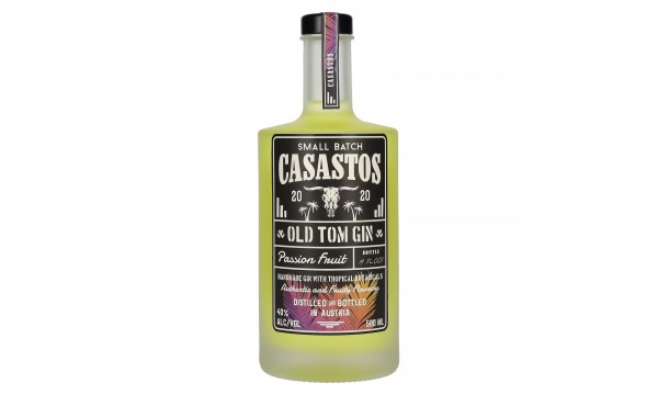 CASASTOS Old Tom Gin Small Batch Passion Fruit 40% Vol. 0,5l