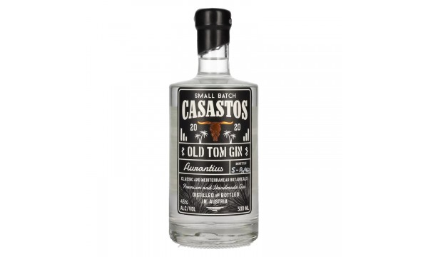 CASASTOS Old Tom Gin Small Batch Aurantius 45% Vol. 0,5l CASASTOS Old Tom Gin Small Batch Aurantius 45% Vol. 0,5l