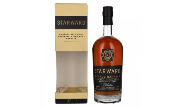 Starward OCTAVE BARRELS Single Malt Australian Whisky 2018 48% Vol. 0,7l dovanų dėžutėje