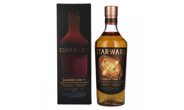 Starward Bourbon Cask vieno maltinio Australijos viskis # 2, 52% Vol., 0,7l dovanų dėžutėje Starward Bourbon Cask vieno maltinio Australijos viskis # 2, 52% Vol., 0,7l dovanų dėžutėje